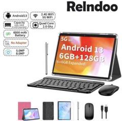 新品未開封Relndoo Androidタブレット 4GB+128gb Amazon.co.jp: Relndoo 2025 Android 15 タブレット キーボード
