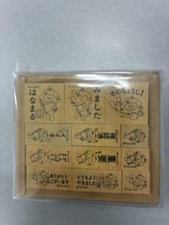ミャクミャク＆ジュンク堂書店 木製スタンプセットのサムネイル