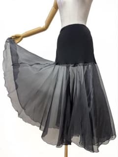 ドレスアップに】 新品 ふんわり パニエ ペチコート シングル m296 
