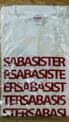 最終価格　サバシスターTシャツ　XL 白赤ロゴのサムネイル