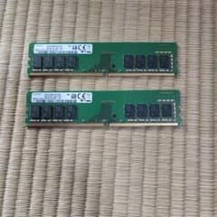 Samsung 8GB DDR4メモリ× 2枚 合計16GB - メルカリ