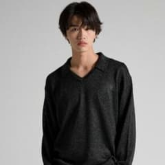菫*様 Parts Lab.　ラメニット　ブラック　Sサイズのサムネイル