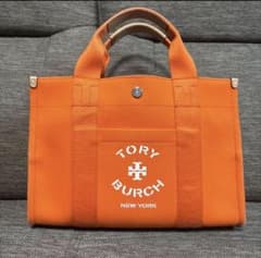 まひロン♡美品☆トリーバーチ TORY BURCH トートバッグ オレンジ まひロン様専用♡美品☆トリーバーチ TORY BURCH トートバッグ