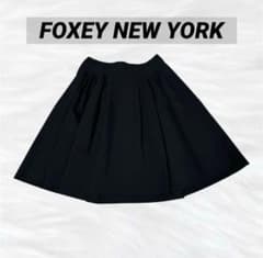 <美品>FOXEYフォクシーニューヨーク ギャザースカート 美品 FOXEY NEW YORK ギャザー スカート 黒 38 M - メルカリ
