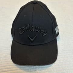 【人気】キャロウェイ ゴルフ メッシュキャップ 黒 星条旗 フリーサイズのサムネイル
