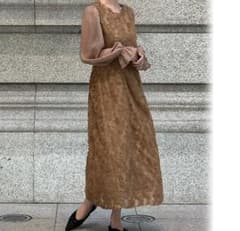 JUNIAH ワンピース　Aライン　XL 上品　お呼ばれのサムネイル