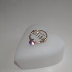 こ*ぶ様 ツツミ　アメジストリング　k10 １２号のサムネイル