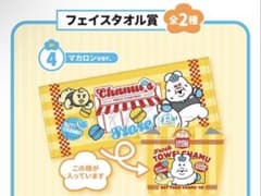 匿名配送】んぽちゃむ エンタメくじ フェイスタオル賞 マカロンver