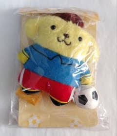 Rare Sanrio　ポムポムプリン　Mascot strap, soccer, 2002
