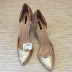 パンプス ZARAラメパンプス モデルサイズのサムネイル