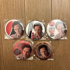 ベネディクト・カンバーバッチ 缶バッジ 5種セット 東京コミコン2024のサムネイル