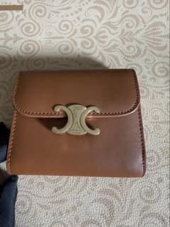 CELINE セリーヌ トリオンフ 三つ折り財布 ブラウンのサムネイル