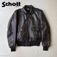 Schott ショット 184sm 42 シングルライダースジャケット A-2 - メルカリ