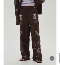 todayful Embroidery Patchwork Trousers - メルカリ