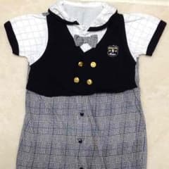 ☆オシャレ☆ロンパース 50〜70cmのサムネイル