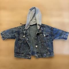manina デニムジャケット フード付き 80cm - 5