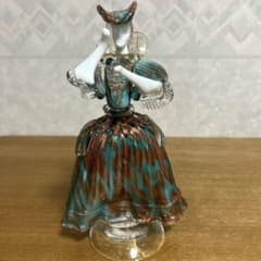 ベネチアングラス人形 ガラス人形 - メルカリ