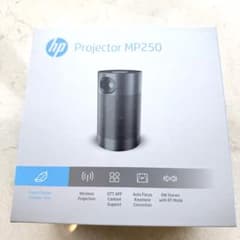 【美品】HP プロジェクター MP250 本体 三脚＋3P→2P変換アダプタ付き 美品】HP プロジェクター MP250 三脚＋3P→2P変換アダプタプラグ付き