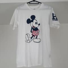 ハリウッドランチマーケット　ディズニーコラボ　ミッキーTシャツ　日本製　Sサイズのサムネイル
