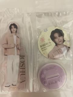 JOSHUA SEVENTEEN 아크릴 스탠드 캔 배지 세트 이치 반 복권