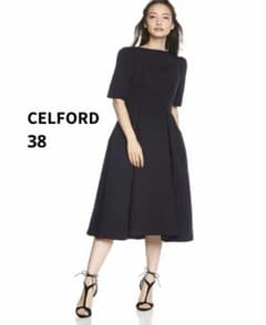 CELFORD トリプルクロスワンピース ネイビー38 定価2.6万 CELFORD トリプルクロスワンピース ネイビー38 定価2.6万 - メルカリ