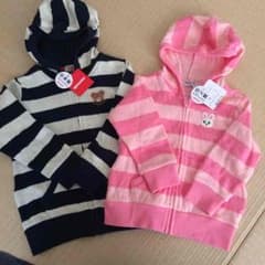 ゆいまま様専用☆新品 半額ミキハウス 100パーカーのサムネイル