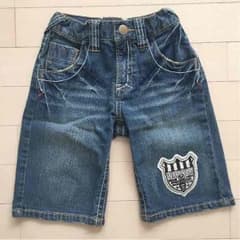 あーちゃん様専用 ワムワム☆デニムパンツ 110 ハーフパンツのサムネイル