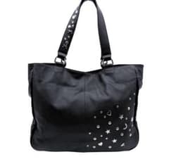 バッグ Agnes b leather studs hand bag archive Agnes b leather studs hand bag archive - メルカリ