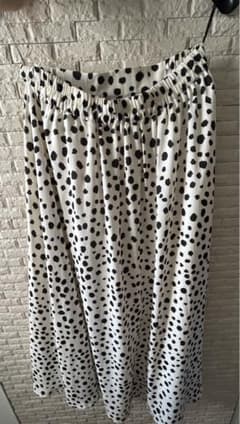 ダルメシアン柄ロングスカートのサムネイル