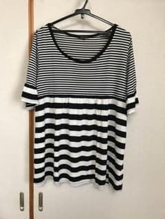 INDIV ボーダー Tシャツ チュニックのサムネイル