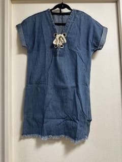 デニムワンピース 半袖のサムネイル
