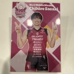 佐々木千紘 選手　ブロマイドのサムネイル