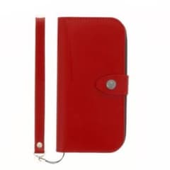 らくらくスマホ4 レッド F-04J 本革手帳型ケース LP-F04JGLRDのサムネイル