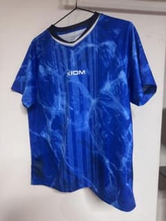 XIOM 卓球 ユニフォーム ブルー 半袖シャツのサムネイル