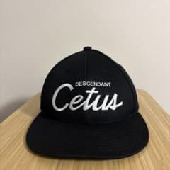 【美品】DESCENDANT Cetus キャップ 黒のサムネイル