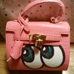 GDfronYG様専用　値下げ再出品！新品未使用でか目バッグ　ピンクのサムネイル