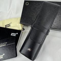 Montblanc 4810 Westside レザー筆箱 美品 MONTBLANC 4810 WESTSIDE レザーペンケース 2本用 - メルカリ
