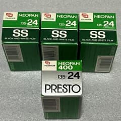 未使用 富士フィルム ネオパンSS3本 ネオパンプレスト1本 長期保管品