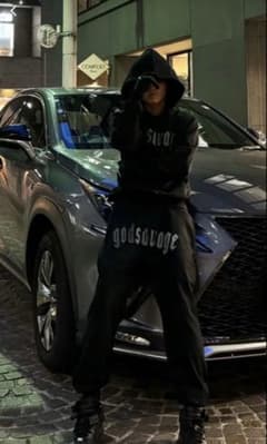 godsavage ブラック スウェットセット Mのサムネイル