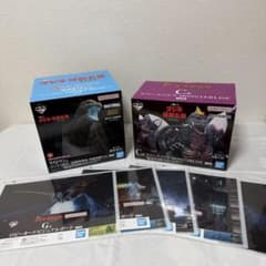 【新品未開封】ゴジラ一番くじラストワン賞怪獣乱舞＋C賞スペースゴジラ＋おまけ付きのサムネイル