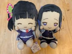 鬼滅の刃 でっかいぽふっとぬいぐるみ ２点セット（胡蝶しのぶ・栗花落カナヲ）