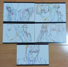 黒執事 寄宿学校編 原画ポストカード セバスチャン プリーフェクト4人