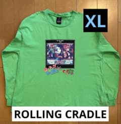 ROLLING CRADLE アニメプリント 長袖カットソー XL グリーンのサムネイル