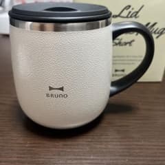 BRUNO Lid Stainless Mug Short アイボリーのサムネイル