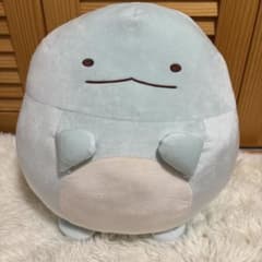 すみっコぐらし　たぬきのまんまるレストラン　もちもちぬいぐるみ　XL　とかげ