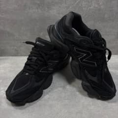 凵　ニューバランス スニーカー 9060 28.5cm 黒 厚底 ダッド