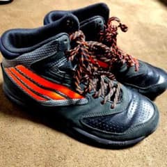 24cm Adidas バスケットボールシューズ ハイカット アディダス - メルカリ