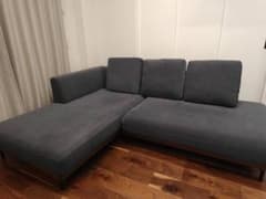 関家具 ニッポネア1.5Pソファ+カウチソファ+オプション背面クッション3個 関家具 ニッポネア1.5Pソファ+カウチソファ+オプション背面クッション3