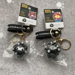 黒ミャクミャクなりきりマスコット キーホルダー クロミ プリン 