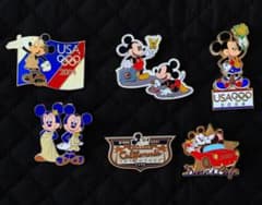 海外ディズニーパーク／ディズニーストア ピンバッジ 6個 - メルカリ